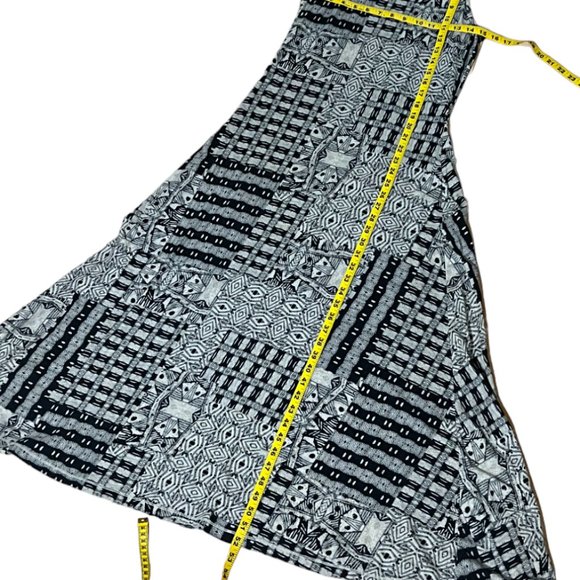 Vintage Ralph Lauren Jeans Co. Sleeveless Geometric Print Cotton Maxi Dress Sz M - Picture 4 of 10